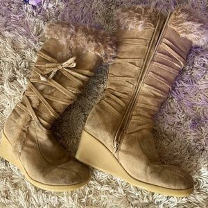 Super groovy fur boots